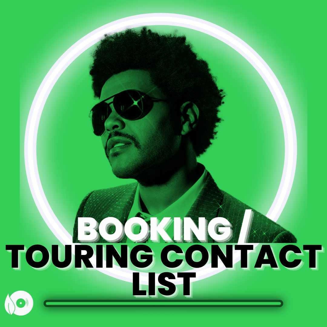 Booking Agent and Touring Contact List - Organic Music Marketing